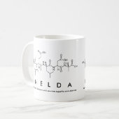 Tasse de nom de peptide de Nelda (Devant gauche)