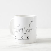 Tasse de nom de peptide de Nick (Devant gauche)