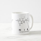 Tasse de nom de peptide de Nika (Devant droit)