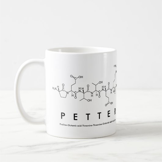 Tasse de nom de peptide de Petter (Gauche)