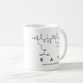 Tasse de nom de peptide de rayon (Devant droit)