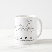 Tasse de nom de peptide de Richard (Devant droit)