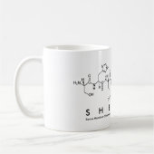 Tasse de nom de peptide de Shelley (Gauche)