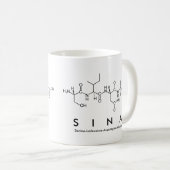 Tasse de nom de peptide de Sina (Devant droit)