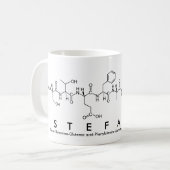 Tasse de nom de peptide de Stefanie (Devant gauche)