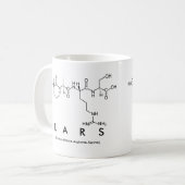 Tasse de nom de peptide de système de roquette (Devant gauche)