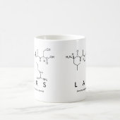 Tasse de nom de peptide de système de roquette (Centre)
