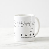 Tasse de nom de peptide de Tarah (Devant droit)