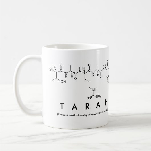 Tasse de nom de peptide de Tarah (Gauche)