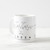 Tasse de nom de peptide de Teresa (Devant gauche)