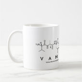 Tasse de nom de peptide de Vanessa (Gauche)