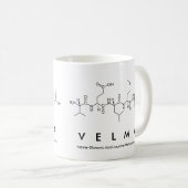 Tasse de nom de peptide de Velma (Devant droit)