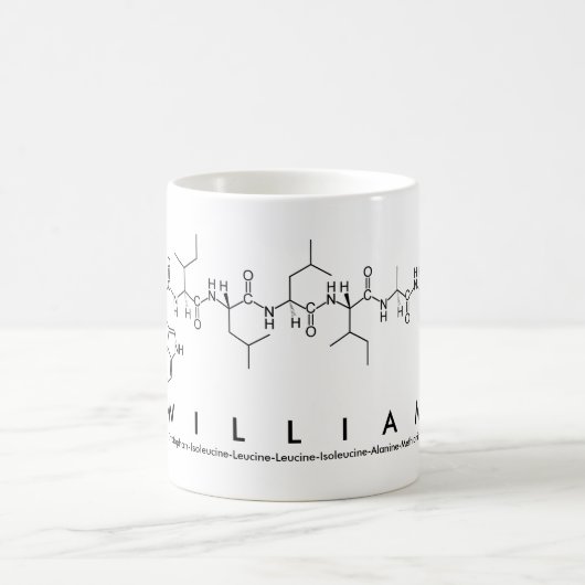 Tasse de nom de peptide de William (Centre)