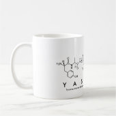 Tasse de nom de peptide de Yasmina (Gauche)