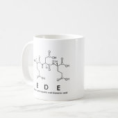 Tasse de nom de peptide d'Ede (Devant gauche)