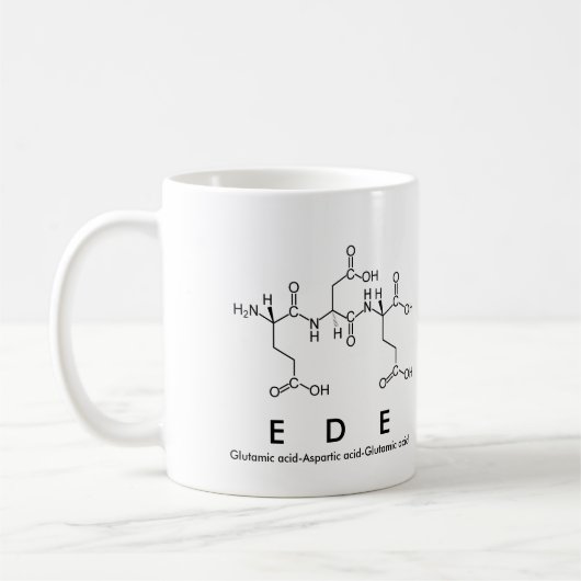 Tasse de nom de peptide d'Ede (Gauche)
