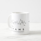 Tasse de nom de peptide d'Evans (Devant gauche)