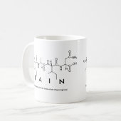 Tasse de nom de peptide d'Iain (Devant gauche)