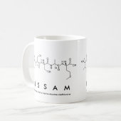 Tasse de nom de peptide d'Issam (Devant gauche)