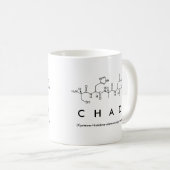 Tasse de nom de peptide du Tchad (Devant droit)