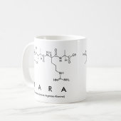 Tasse de nom de peptide Tara (Devant gauche)