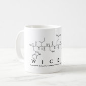 Tasse de nom de peptide Wicenty (Devant gauche)