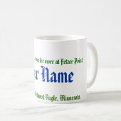 Tasse de nom de rivière d'ours (Devant droit)