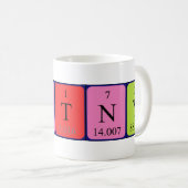 Tasse de nom de table périodique Britny (Devant droit)