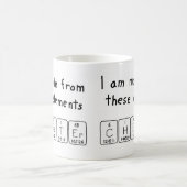 Tasse de nom de table périodique Chester (Centre)