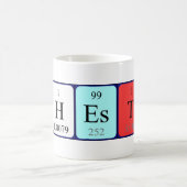 Tasse de nom de table périodique Chester (Centre)