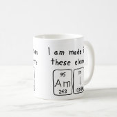 Tasse de nom de table périodique d'ami (Devant droit)