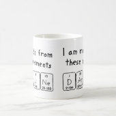 Tasse de nom de table périodique Darline (Centre)