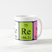 Tasse de nom de table périodique Darren (Devant droit)