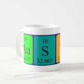 Tasse de nom de table périodique d'Austin (Devant gauche)