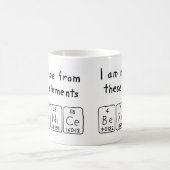 Tasse de nom de table périodique de Berenice (Centre)