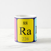 Tasse de nom de table périodique de Brady (Centre)