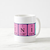 Tasse de nom de table périodique de Brainiac (Devant droit)