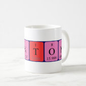 Tasse de nom de table périodique de Brenton (Devant droit)