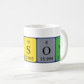 Tasse de nom de table périodique de Bryson (Devant droit)
