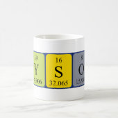 Tasse de nom de table périodique de Bryson (Centre)