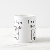 Tasse de nom de table périodique de came (Centre)