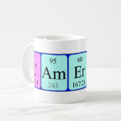 Tasse de nom de table périodique de Cameron (Devant gauche)