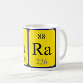 Tasse de nom de table périodique de Cara (Devant droit)