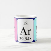 Tasse de nom de table périodique de Carla (Centre)