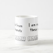 Tasse de nom de table périodique de Chardonnay (Centre)