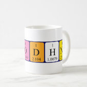 Tasse de nom de table périodique de Cliodhna (Devant droit)