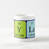 Tasse de nom de table périodique de Dylan (Centre)