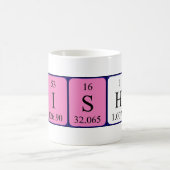Tasse de nom de table périodique de Fisher (Centre)