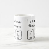 Tasse de nom de table périodique de Flora (Centre)