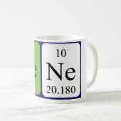 Tasse de nom de table périodique de gène (Devant droit)